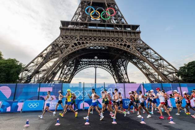 240801 Perseus Karlström of Sweden competes in men s 20 km race walk during day 6 of the Paris 2024 Olympic Games on August 1, 2024 in Paris Photo Vegard Grott BILDBYRAN code VG VG0641 olympic games,olympics,os,ol,olympiska spel,olympiske leker,pari  Copyright: VEGARDxGRoTT BB240801VG008