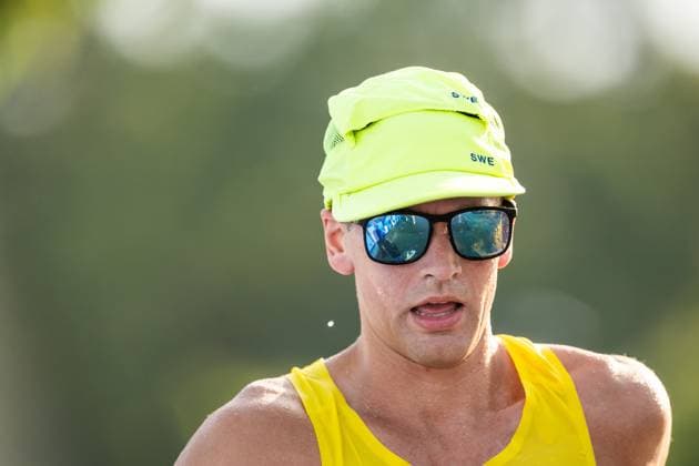 240801 Perseus Karlström of Sweden competes in men s 20 km race walk during day 6 of the Paris 2024 Olympic Games on August 1, 2024 in Paris Photo Vegard Grott BILDBYRAN code VG VG0641 olympic games olympics os ol olympiska spel olympiske leker paris 2024 paris os paris ol bbeng race walk kappgang sweden sverige  Copyright: VEGARDxGRoTT BB240801VG017