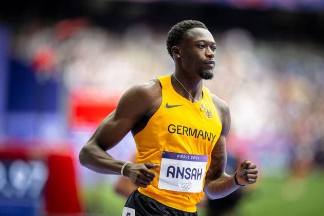 Olympic Games Athletics Paris, 03 08 2024 Owen ANSAH of Germany, Men s 100m, Olympic Games Athletics in Paris, Stade de France, on Saturday, August 3, 2024 Copyright: xBEAUTIFULxSPORTS TobiasxLacknerx