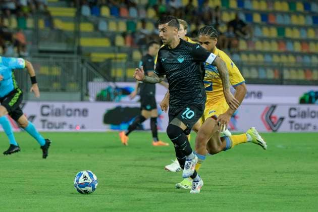 Lazio™s Mattia Zaccagni during the 2024 2025 season pre-season friendly football match between Frosinone and SS Lazio at the Benito Stirpe stadium in Frosinone Italy - Saturday, August 03, 2024 - Soccer ( Photo by Fabrizio Corradetti LaPresse )  Copyright: xFabrizioxCorradetti LaPressex