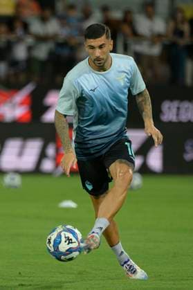 Lazio™s Mattia Zaccagni during the 2024 2025 season pre-season friendly football match between Frosinone and SS Lazio at the Benito Stirpe stadium in Frosinone Italy - Saturday, August 03, 2024 - Soccer ( Photo by Fabrizio Corradetti LaPresse )  Copyright: xFabrizioxCorradetti LaPressex