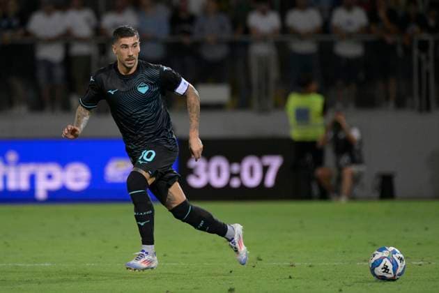 Lazio™s Mattia Zaccagni during the 2024 2025 season pre-season friendly football match between Frosinone and SS Lazio at the Benito Stirpe stadium in Frosinone Italy - Saturday, August 03, 2024 - Soccer ( Photo by Fabrizio Corradetti LaPresse )  Copyright: xFabrizioxCorradetti LaPressex