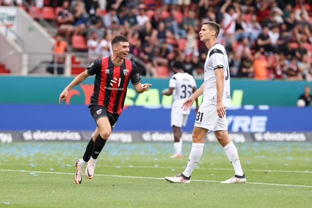3 Liga FC Ingolstadt 04 SV Waldhof Mannheim Goal Cheer Goal 1 0 Felix Keidel 43, FCI Thalhammer Maximilian 31 SVWM 3 Liga FC Ingolstadt 04 Season 2024 2025 SV Waldhof Mannheim