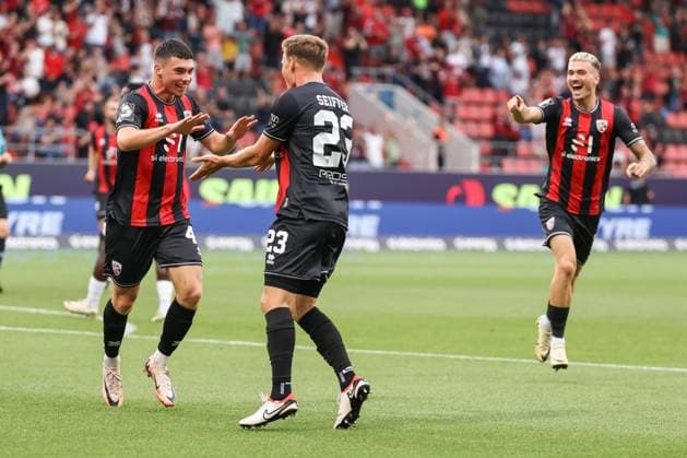 3 Liga FC Ingolstadt 04 SV Waldhof Mannheim Goal Cheer Goal 1 0 Felix Keidel 43, FCI Moritz Seiffert 23, FCI Dennis Borkowski 7, FCI 3 Liga FC Ingolstadt 04 Season 2024 2025 SV Waldhof Mannheim