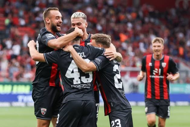 3 Liga FC Ingolstadt 04 SV Waldhof Mannheim Goal Cheer Goal 1 0 Felix Keidel 43, FCI Moritz Seiffert 23, FCI Dennis Borkowski 7, FCI David Kopacz 29, FCI Benjamin Kanuric 8, FCI 3 Liga FC Ingolstadt 04 Season 2024 2025 SV Waldhof Mannheim