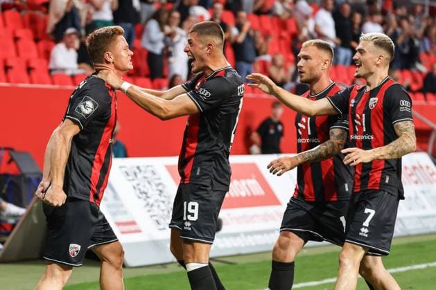 3 Liga FC Ingolstadt 04 SV Waldhof Mannheim Goal Cheer Goal Sebastian Grönning 11, FCI 2 0 with Mladen Cvjetinovic 19, FCI Dennis Borkowski 7, FCI Max Dittgen 10, FCI 3 Liga FC Ingolstadt 04 Season 2024 2025 SV Waldhof Mannheim
