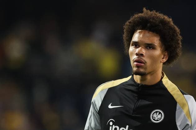 Nnamdi Collins Eintracht Frankfurt,34 1 Main Round DFB Pokal Season 2024 2025 Eintracht Braunschweig vs Eintracht Frankfurt at Eintracht Stadion in Braunschweig single picture,action,soccer,man,men,Germany,19 08 2024