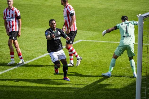 Eredivisie: Sparta Rotterdam v Feyenoord Rotterdam - Quinten Timber of Feyenoord celebrates the 1-1 during the third match of the Eredivisie season 2024 2025. The match is set between Sparta Rotterdam and Feyenoord at Het Kasteel on 25 August 2024 in Rotterdam, The Netherlands. Copyright: xTomxBodex