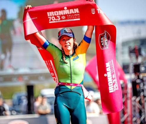 Ironman 70 3 European Championship Tallinn 25 08 24 Caroline Pohle DEU becomes European Champion in Estonia Tallinn Estonia _KT_5541
