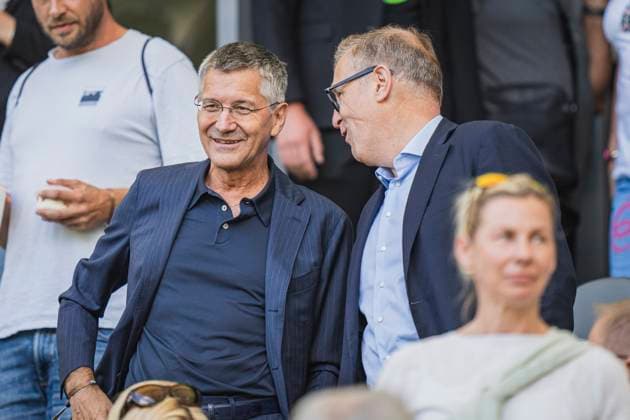 Herbert Hainer FC Bayern Muenchen, President , Jan Christian Dresen FC Bayern Muenchen, Chairman GER, VfL Wolfsburg vs FC Bayern Muenchen, Football, 1 Bundesliga, Matchday 01, Season 2024 2025, 25 08 2024 DFL REGULATES PROHIBIT ANY USE OF PHOTOGRAPHS AS IMAGE SEQUENCES AND OR QUASI VIDEO VfL Wolfsburg vs FC Bayern Muenchen, Football, 1 Bundesliga, Matchday 01, Season 2024 2025, 25 08 2024 Wolfsburg Copyright: xEibner-Pressefoto FabioxDeinertx EP_FDT