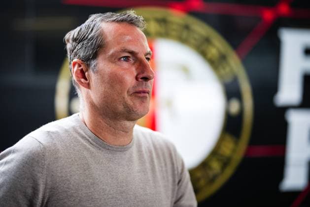 Eredivisie: Sparta Rotterdam v Feyenoord Rotterdam - Feyenoord coach Brian Priske during the third match of the Eredivisie season 2024 2025. The match is set between Sparta Rotterdam and Feyenoord at Het Kasteel on 25 August 2024 in Rotterdam, The Netherlands. Copyright: xYannickxVerhoevenx