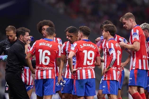 Diego Pablo Simeone, head coach Atletico de Madrid gestures, LaLiga, AtlÃ tico Madrid v Espanyol Barcelona, Civitas Metropolitano, 28 08 2024, Madrid, Spainen Defodi 071 ATMESP20240828 040 Defodi-071