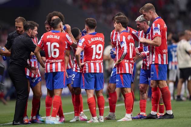 Diego Pablo Simeone, head coach Atletico de Madrid gestures, LaLiga, AtlÃ tico Madrid v Espanyol Barcelona, Civitas Metropolitano, 28 08 2024, Madrid, Spainen Defodi 071 ATMESP20240828 041 Defodi-071