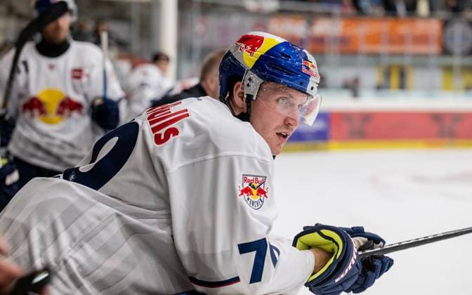 Maximilian Daubner EHC Red Bull Muenchen, 70 GER, EHC Red Bull Muenchen vs HC Dynamo Pardubice, Ice field hockey, Test match, Preseason, 28 08 2024 GER, EHC Red Bull Muenchen vs HC Dynamo Pardubice, Ice field hockey, Test match, Preseason, 28 08 2024 Bad Toelz Copyright: xEibner-Pressefoto HeikexFeinerx EP_HFR