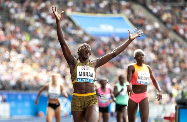 ISTAF 2024 Berlin, 01 09 2024 Mary MORAA KEN runs a new world record in the womens 600m in 1 21.63 minutes ISTAF Berlin on 01 09 2024 at the Olympiastadion in Berlin Germany Copyright: xBEAUTIFULxSPORTS R.xSchmittx