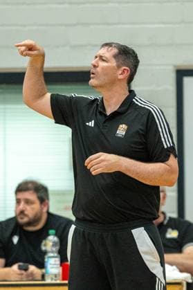 Ty Harrelson Ratiopharm Ulm, Head Coach , GER, MHP Riesen Ludwigsburg vs Ratiopharm Ulm, Basketball, Test match, Season 2024 2025, 03 09 2024, GER, MHP Riesen Ludwigsburg vs Ratiopharm Ulm, Basketball, Test match, Season 2024 2025, 03 09 2024 Ludwigsburg Copyright: xEibner-Pressefoto SaschaxWaltherx EP_EER