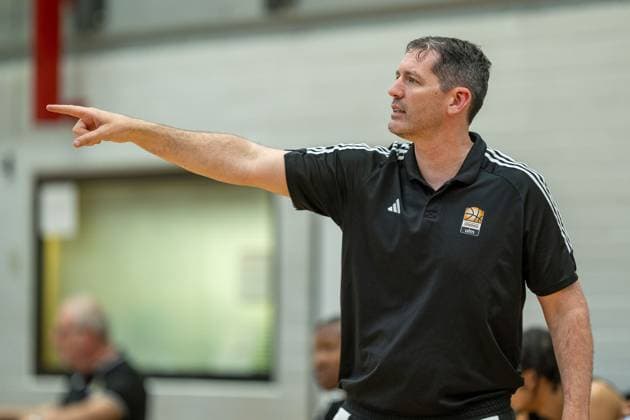 Ty Harrelson Ratiopharm Ulm, Head Coach , GER, MHP Riesen Ludwigsburg vs Ratiopharm Ulm, Basketball, Test match, Season 2024 2025, 03 09 2024, GER, MHP Riesen Ludwigsburg vs Ratiopharm Ulm, Basketball, Test match, Season 2024 2025, 03 09 2024 Ludwigsburg Copyright: xEibner-Pressefoto SaschaxWaltherx EP_EER