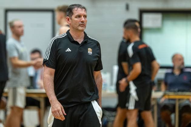 Ty Harrelson Ratiopharm Ulm, Head Coach , GER, MHP Riesen Ludwigsburg vs Ratiopharm Ulm, Basketball, Test match, Season 2024 2025, 03 09 2024, GER, MHP Riesen Ludwigsburg vs Ratiopharm Ulm, Basketball, Test match, Season 2024 2025, 03 09 2024 Ludwigsburg Copyright: xEibner-Pressefoto SaschaxWaltherx EP_EER
