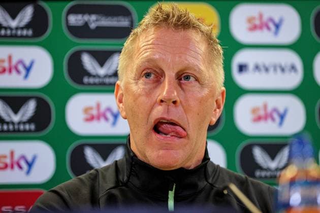 Republic of Ireland press conference, PK, Pressekonferenz Aviva Stadium, Dublin 6 9 2024 Manager Heimir Hallgrimsson Heimir Hallgrimsson 6 9 2024  Copyright: x INPHO RyanxByrnex RB1_0660