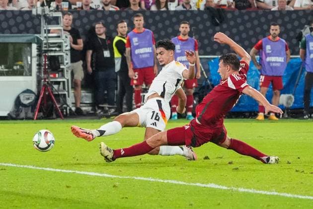 Aleksandar Pavlovic Germany Germany, 16 scores the goal for 4 0 Düsseldorf 07 09 2024 Germany vs Hungary, Nations League, Matchday 1