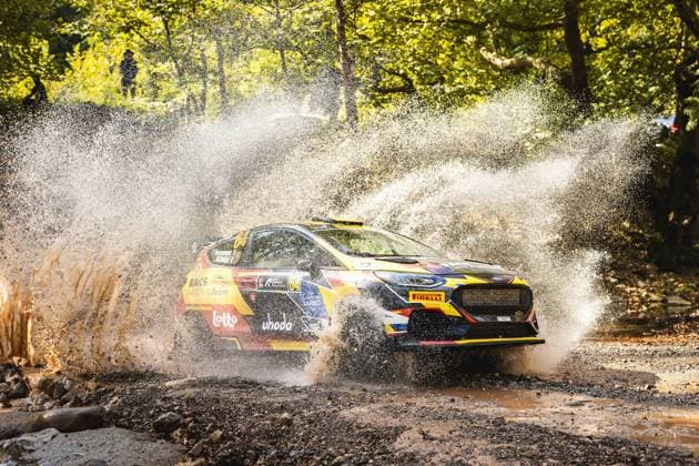 Bilder des Jahres 2024, Sport 09 September Sport Themen der Woche KW36 Sport Bilder des Tages 64 RENSONNET Tom, DUMONT Loïc, Ford Fiesta Rally3, action during the Acropolis Rally Greece 2024, 10th round of the 2024 WRC, Motorsport Rallye, WM World Rally Car Championship, from September 1 to 4, 2024 at Lamia, Greece - AUTO - WRC - ACROPOLIS RALLY GREECE 2024 DPPI Panoramic EKO_AcropolisRally2024_NK_1356