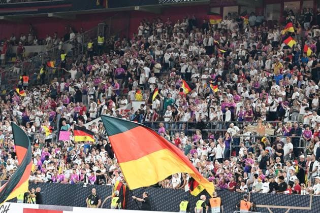 07 09 2024, xsltx, Football UEFA Nations League 2024, Germany Hungary emspor, v l Joy in the German camp after the 5 0 against Hungary DFL DFB REGULATIONS PROHIBIT ANY USE OF PHOTOGRAPHS as IMAGE SEQUENCES and or QUASI VIDEO