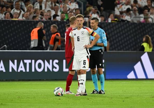 07 09 2024, xsltx, Football UEFA Nations League 2024, Germany Hungary emspor, v l Joshua Kimmich German National Team DFL DFB REGULATIONS PROHIBIT ANY USE OF PHOTOGRAPHS as IMAGE SEQUENCES and or QUASI VIDEO