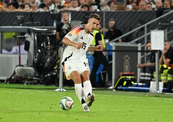 07 09 2024, xsltx, Football UEFA Nations League 2024, Germany Hungary emspor, v l Nico Schlotterbeck German National Team DFL DFB REGULATIONS PROHIBIT ANY USE OF PHOTOGRAPHS as IMAGE SEQUENCES and or QUASI VIDEO