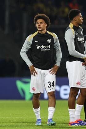 Nnamdi Collins Eintracht Frankfurt,34 1 Main Round DFB Cup Season 2024 2025 Eintracht Braunschweig vs Eintracht Frankfurt at Eintracht Stadion in Braunschweig Soccer,Man,Men,Germany,19 08 2024