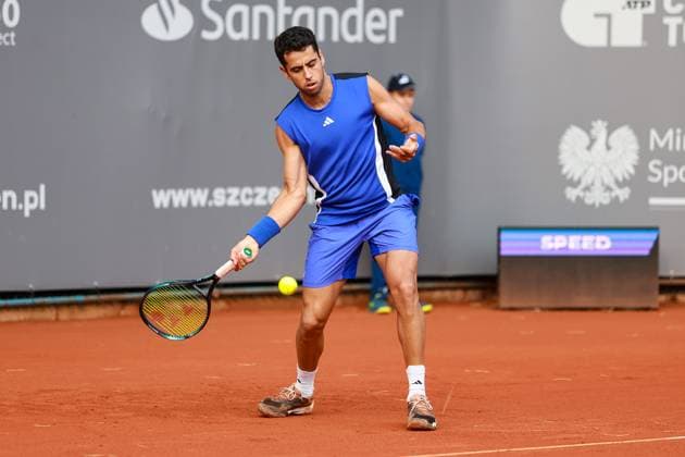 SZCZECIN, 11.09.2024 TURNIEJ TENISA ZIEMNEGO ATP, Tennis Herren CHALLENGER INVEST IN SZCZECIN OPEN 2024 NZ JAUME MUNAR FOT. KRZYSZTOF CICHOMSKI NEWSPIX.PL --- Newspix.pl  240911KCI008