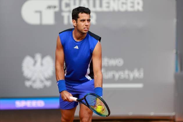 SZCZECIN, 11.09.2024 TURNIEJ TENISA ZIEMNEGO ATP, Tennis Herren CHALLENGER INVEST IN SZCZECIN OPEN 2024 NZ JAUME MUNAR FOT. KRZYSZTOF CICHOMSKI NEWSPIX.PL --- Newspix.pl  240911KCI011