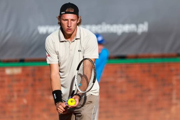 SZCZECIN, 11.09.2024 TURNIEJ TENISA ZIEMNEGO ATP, Tennis Herren CHALLENGER INVEST IN SZCZECIN OPEN 2024 NZ JACOPO BERRETTINI FOT. KRZYSZTOF CICHOMSKI NEWSPIX.PL --- Newspix.pl  240911KCI037
