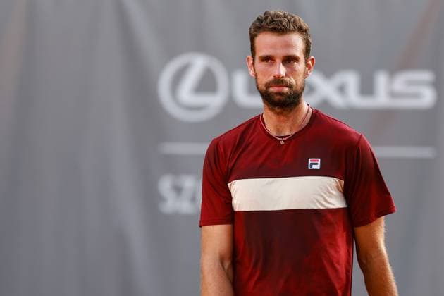 SZCZECIN, 11.09.2024 TURNIEJ TENISA ZIEMNEGO ATP, Tennis Herren CHALLENGER INVEST IN SZCZECIN OPEN 2024 NZ STEFANO NAPOLITANO FOT. KRZYSZTOF CICHOMSKI NEWSPIX.PL --- Newspix.pl  240911KCI038