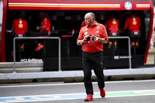 VASSEUR Frédéric (fra), Team Principal & General Manager of the Scuderia Ferrari, portrait during the Formula 1 Azerbaijan Grand Prix 2024, 17th round of the 2024 Formula One World Championship, WM, Weltmeisterschaft from September 13 to 15, 2024 on the Baku City Circuit, in Baku, Azerbaijan - F1 - AZERBAIJAN GRAND PRIX 2024 DPPI Panoramic  240914_R17_AZERBAIJAN_DP_EA025209