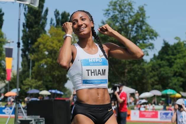 Athletics: Hypomeeting Gotzis 2018 GOTZIS, AUSTRIA - MAY 26 : Nafissatou Thiam of Belgium pictured at the Hypo meeting Gotzis 2018 during the high jump at the Mosle stadion on May 26, 2018 in Gotzis, Austria, 26 05 18 Gotzis Austria  Copyright: xJanxDexMeuleneirx 10716333-095