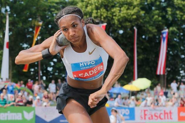 Athletics: Hypomeeting Gotzis 2018 GOTZIS, AUSTRIA - MAY 26 : Nafissatou Thiam of Belgium pictured at the Hypo meeting Gotzis 2018 during the shot put at the Mosle stadion on May 26, 2018 in Gotzis, Austria, 26 05 18 Gotzis Austria  Copyright: xJanxDexMeuleneirx 10716333-130