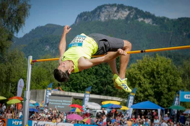 Athletics: Hypomeeting Gotzis 2018 GOTZIS, AUSTRIA - MAY 26 : Thomas Van Der Plaetsen of Belgium pictured at the Hypo meeting Gotzis 2018 during the high jump at the Mosle stadion on May 26, 2018 in Gotzis, Austria, 26 05 18 Gotzis Austria  Copyright: xJanxDexMeuleneirx 10716333-136