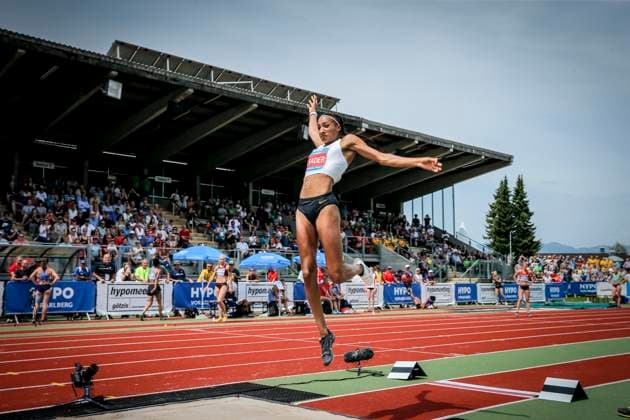 Athletics: Hypomeeting Gotzis 2018 GOTZIS, AUSTRIA - MAY 27 : Nafissatou Thiam of Belgium pictured at the Hypo meeting Gotzis 2018 during the long jump at the Mosle stadion on May 27, 2018 in Gotzis, Austria, 27 05 18 Gotzis Austria  Copyright: xJanxDexMeuleneirx 10716333-163