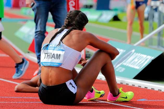 Athletics: Hypomeeting Gotzis 2018 GOTZIS, AUSTRIA - MAY 27 : Nafissatou Thiam of Belgium pictured at the Hypo meeting Gotzis 2018 during the 800 metres at the Mosle stadion on May 27, 2018 in Gotzis, Austria, 27 05 18 Gotzis Austria  Copyright: xJanxDexMeuleneirx 10716333-235