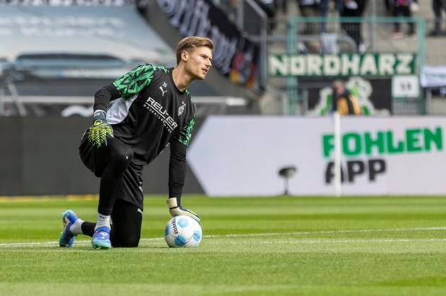 Moritz Nicolas Borussia Moenchengladbach, 33 Moenchengladbach, Football 1 Bundesliga 3 Matchday, Matchday 3, Borussia Moenchengladbach VfB Stuttgart, 14 09 2024, Borussia Park, Moenchengladbach DFL regulations prohibit any use of photographs as image sequences and or quasi video Â