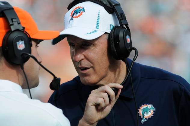 NFL, American Football Herren, USA Jaguars vs Dolphins DEC 16 December 16, 2012: Head coach Joe Philbin of the Miami Dolphins in action during the NFL football game between the Miami Dolphins and Jacksonville Jaguars at Sun Life Stadium in Miami Gardens FL. The Dolphins defeated the Jaguars 24-3. Miami Gardens FL U.S. EDITORIAL USE ONLY Copyright: xx ZUMA-20121216_zaf_cd5_092.jpg JCxRidleyx csmphoto689235