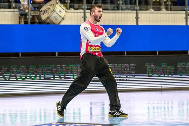 Matija Spikic ThSV Eisenach, 1 GER, ThSV Eisenach vs SG Flensburg Handewitt, Handball, 1 Handball Bundesliga, Matchday 4, Season 2024 2025, 27 09 2024 GER, ThSV Eisenach vs SG Flensburg Handewitt, Handball, 1 Handball Bundesliga, Matchday 4, Season 2024 2025, 27 09 2024 Eisenach Copyright: xEibner-Pressefoto MartinxHerbstx EP_MHT