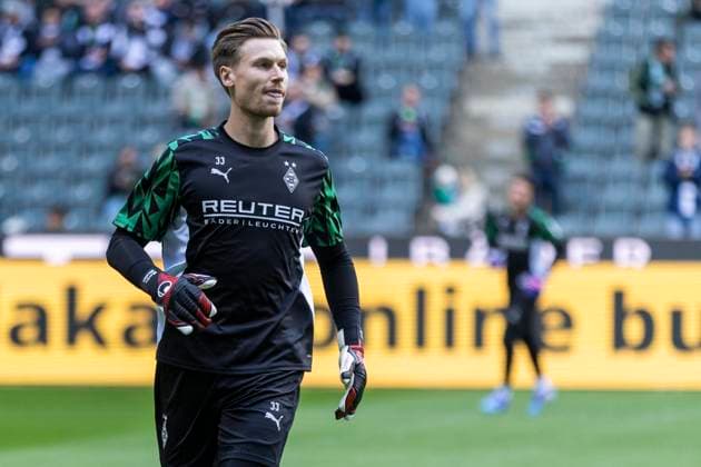 Moritz Nicolas Borussia Moenchengladbach, 33 Moenchengladbach, Football 1 Bundesliga 5 Matchday, Matchday 5, Borussia Moenchengladbach 1 FC Union Berlin, 28 09 2024, Borussia Park, Moenchengladbach DFL regulations prohibit any use of photographs as image sequences and or quasi video Â