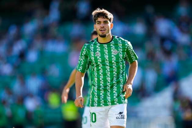 September 29, 2024, Sevilla, Sevilla, SPAIN: Abde Ezzalzouli of Real Betis warms up during the Spanish league, LaLiga EA Sports, football match played between Real Betis and RCD Espanyol de Barcelona at Benito Villamarin stadium on September 29, 2024, in Sevilla, Spain. Sevilla SPAIN - ZUMAa181 20240929_zaa_a181_226 Copyright: xJoaquinxCorcherox