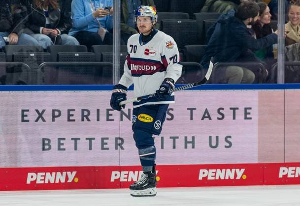 Maximilian Daubner EHC Red Bull Muenchen, 70 GER, EHC Red Bull Muenchen vs Grizzlys Wolfsburg, Ice Hockey, DEL, Matchday 5, Season 2024 2025, 02 10 2024 GER, EHC Red Bull Muenchen vs Grizzlys Wolfsburg, Ice Hockey, DEL, Matchday 5, Season 2024 2025, 02 10 2024 Muenchen Copyright: xEibner-Pressefoto FranzxFeinerx EP_HFR