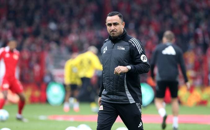 Co Trainer Babak Keyhanfar Action Upper Body Sport Football Soccer Bundesliga Men DFL 6 Matchday Season 2024 2025 05 10 2024 1 FC Union Berlin FCU vs BVB Borussia Dortmund DFL regulations prohibit any use of photographs as image sequences and or quasi video