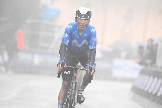 05-10-2024 Giro Dell emilia; 2024, Movistar; Quintana Rojas Nairo, Alexander; Bologna - San Luca;