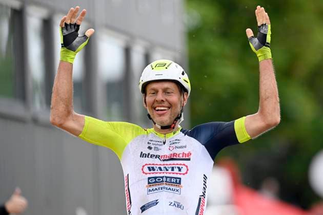 Brussels Cycling Classic 2022 Cycling Race BRUSSELS, BELGIUM - JUNE 05 : Van Der Hoorn Taco (NED) of Intermarche - Wanty - Gobert Materiaux winning the Flanders Classics 10th Brussels Cycling Classic cycling race with start and finish in Brussels on June 05, 2022 in Brussels, Belgium, 5 06 2022 Brussels Belgium  Copyright: xNicoxVereeckenx 10983689-104