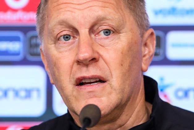 Republic of Ireland press conference, PK, Pressekonferenz Georgios Karaiskakis Stadium, Athens, Greece 12 10 2024 Head Coach Heimir Hallgrimsson Heimir Hallgrimsson 12 10 2024  Copyright: x INPHO InTime DimitrisxBirntachasx BHX_9764