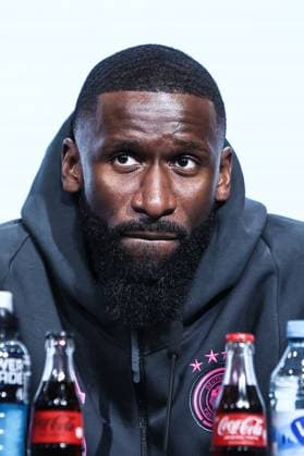 Sport, Football, UEFA Nations League Season 2024 2025 Group A3 Matchday 4 Final press conference Germany before the match against the Netherlands 13 10 2024, Allianz Arena Munich Antonio Rüdiger Germany, 2 Munich Allianz Arena Bayern Germany
